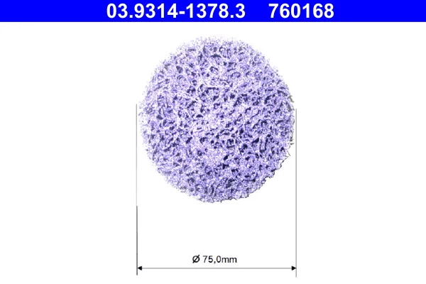 Cistici kotouc, cistici souprava - naboj kola ATE 03.9314-1378.3