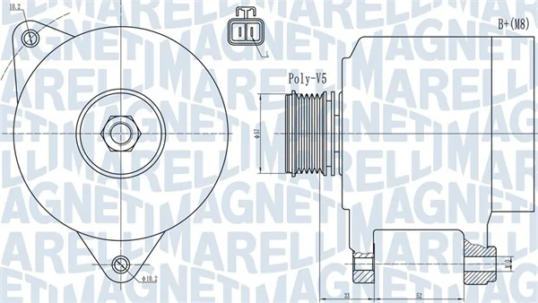 generátor MAGNETI MARELLI 063731906010