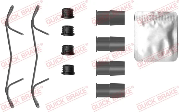Sada příslušenství, obložení kotoučové brzdy QUICK BRAKE 109-0125 Sada příslušenství, obložení kotoučové brzdy QUICK BRAKE 109-0125