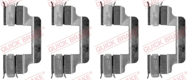 Sada prislusenstvi, oblozeni kotoucove brzdy QUICK BRAKE 109-1230