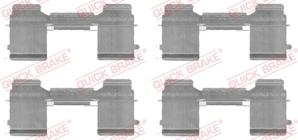 Sada prislusenstvi, oblozeni kotoucove brzdy QUICK BRAKE 109-1726