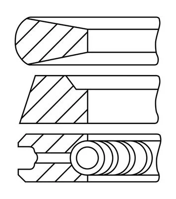 Sada pístních kroužků FAI AutoParts PR27-000
