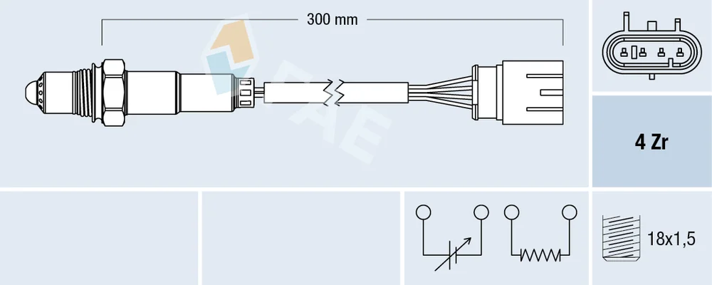 Lambda sonda FAE 77586 – OE 55222781