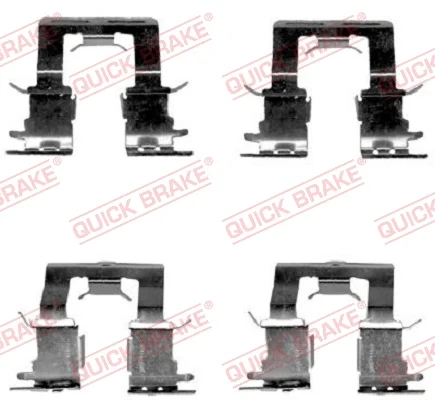 Sada prislusenstvi, oblozeni kotoucove brzdy QUICK BRAKE 109-1620
