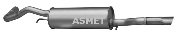 Zadni tlumic vyfuku ASMET 06.011 – OE 8D0253609S