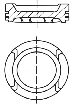 Píst MAHLE 0306000