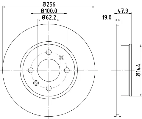 Brzdové kotouče Starline PB2842