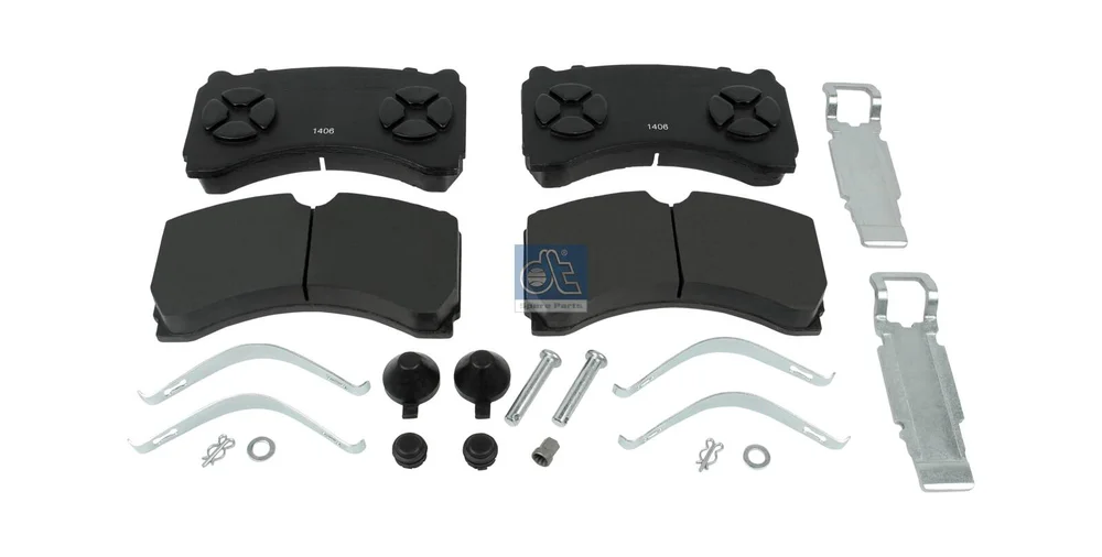 Sada brzdových destiček, kotoučová brzda DT Spare Parts 4.90937