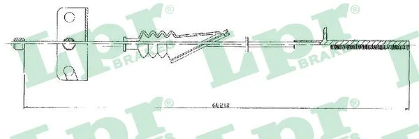 Tažné lanko, parkovací brzda LPR C0190B – OE 46514278
