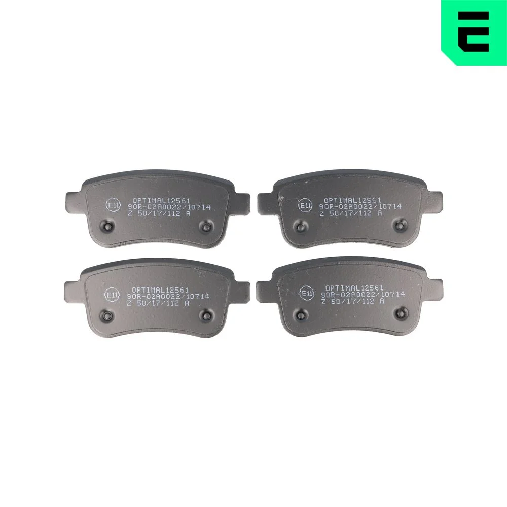 Sada brzdových destiček, kotoučová brzda OPTIMAL BP-12561