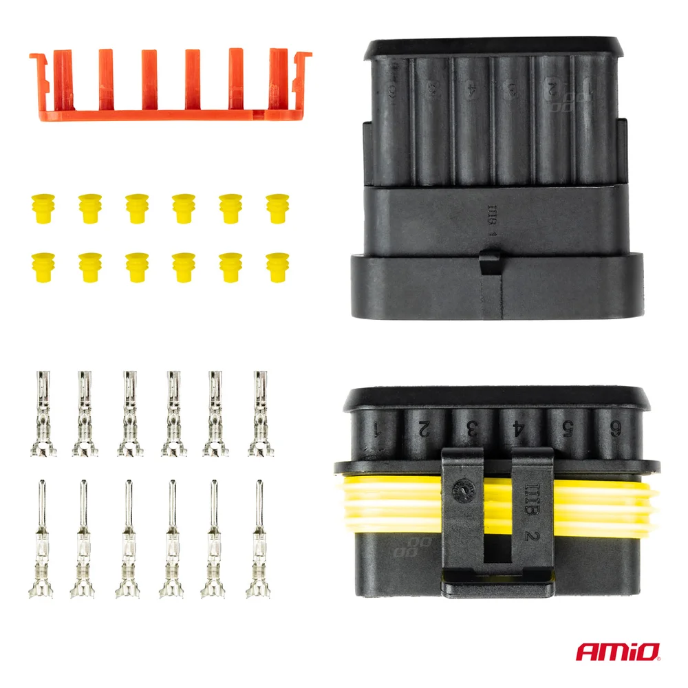 CUBE PLUG SUPERSEAL HERMETICKÝ KONEKTOR AMIO 03522 - Obrázek 3