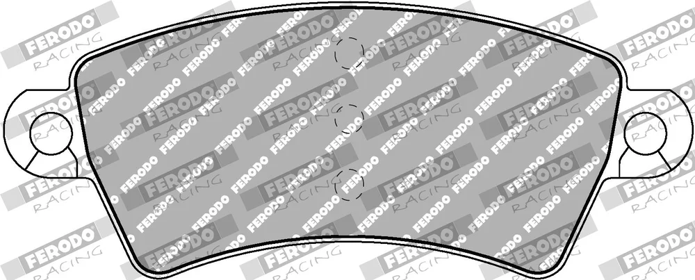 Sada brzdových destiček, kotoučová brzda FERODO RACING FDS1370