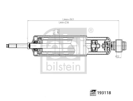 Tlumič pérování FEBI BILSTEIN 193118