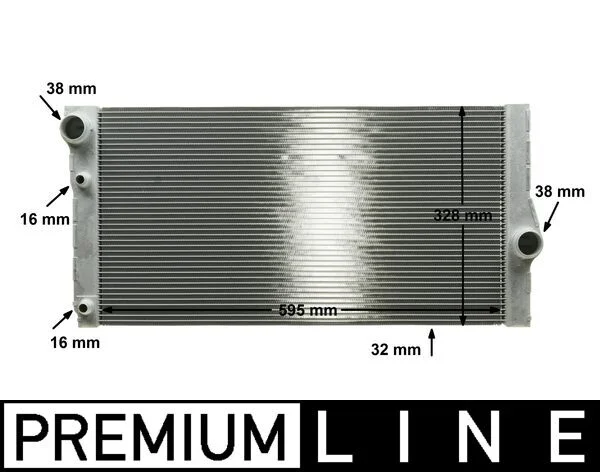 Chladič, chlazení motoru MAHLE CR1147000P Chladič, chlazení motoru MAHLE CR1147000P