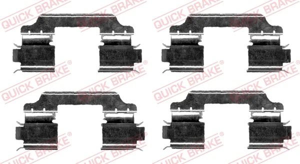 Sada prislusenstvi, oblozeni kotoucove brzdy QUICK BRAKE 109-1654