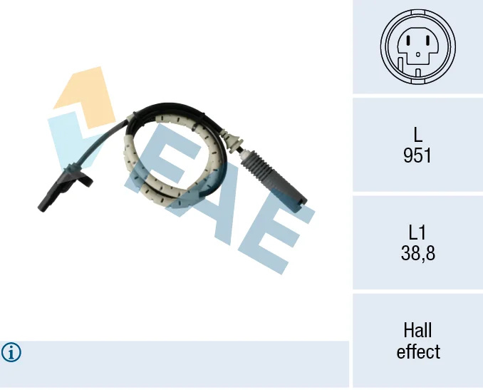 Snímač, počet otáček kol FAE 78185