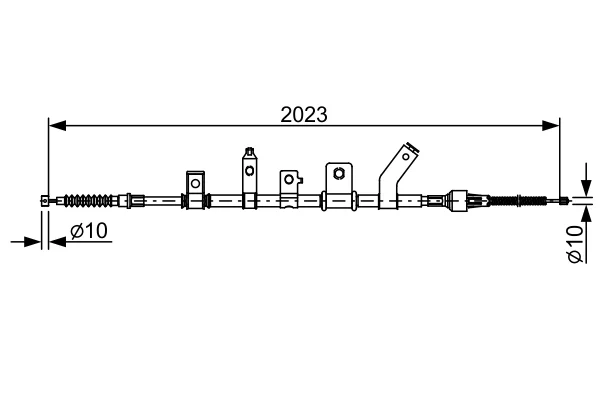 brzdové lanko Starline LABR.99169