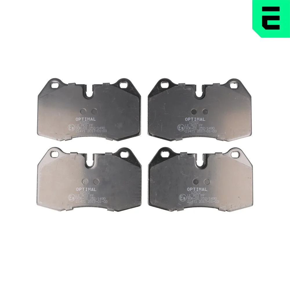 Sada brzdových destiček, kotoučová brzda OPTIMAL BP-12522