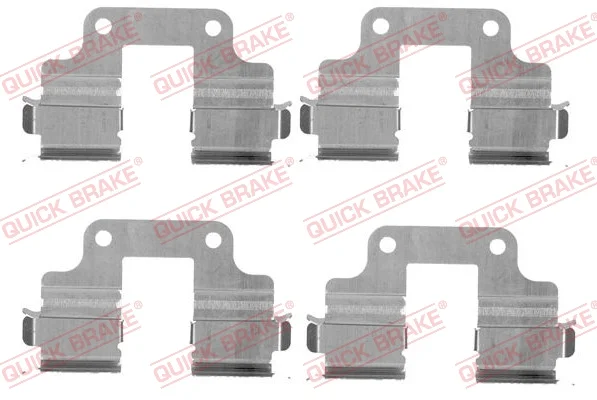 Sada prislusenstvi, oblozeni kotoucove brzdy QUICK BRAKE 109-1739