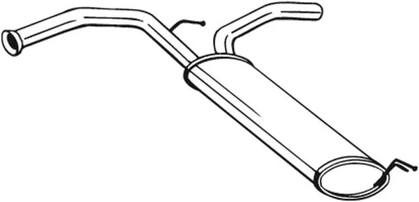 Zadní tlumič výfuku BOSAL 135-247