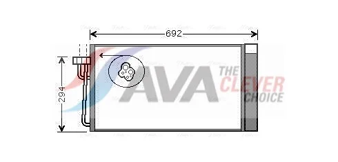 Kondenzátor, klimatizace AVA Clever Choice BWA5273D