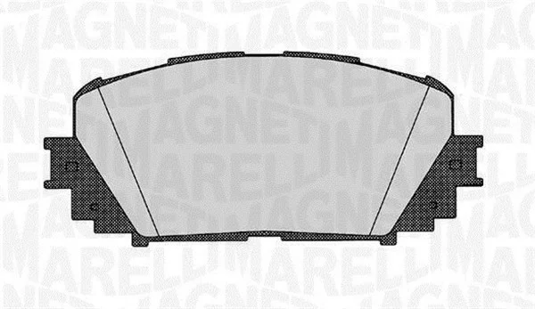 Sada brzdových destiček, kotoučová brzda MAGNETI MARELLI 363916060627