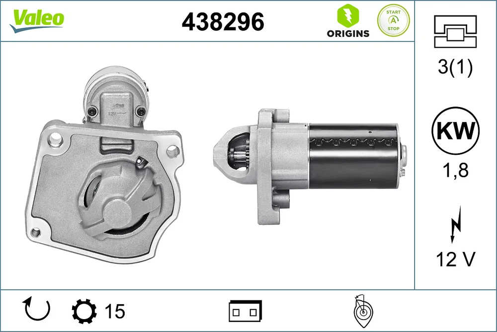 Startér VALEO 438296