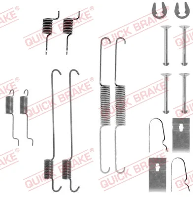 Sada příslušenství, brzdové čelisti QUICK BRAKE 105-0815