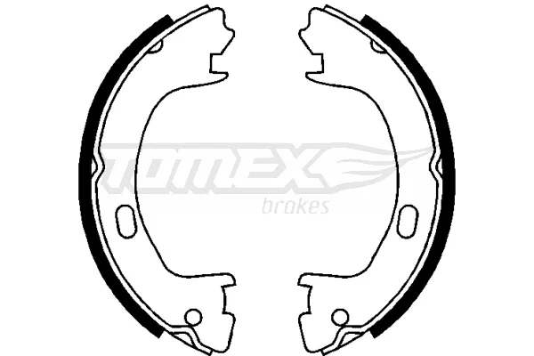 Sada brzdových čelistí Tomex Brakes TX22-71