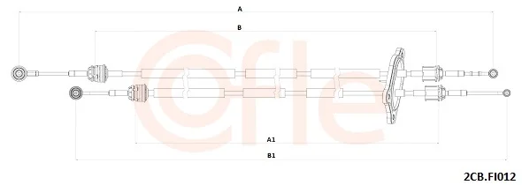 Tazne lanko, rucni prevodovka COFLE 2CB.FI012 – OE 55221508