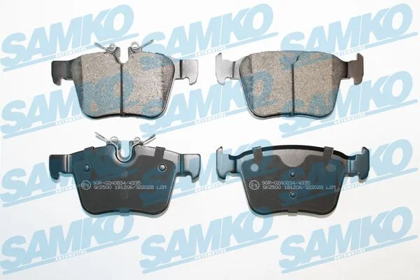 Sada brzdových destiček, kotoučová brzda SAMKO 5SP2028