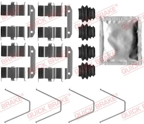 Sada prislusenstvi, oblozeni kotoucove brzdy QUICK BRAKE 109-0094