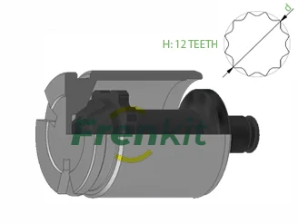 Píst, brzdový třmen FRENKIT K455201