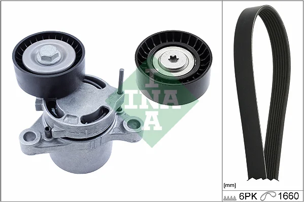 Sada žebrovaných klínových řemenů Schaeffler INA 529030710