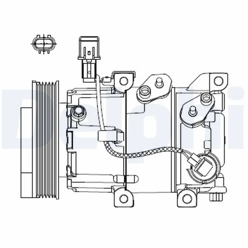 Kompresor, klimatizace DELPHI CS20518 Kompresor, klimatizace DELPHI CS20518