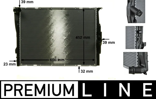 Chladič, chlazení motoru MAHLE CR1090000P – OE 17117564654 Chladič, chlazení motoru MAHLE CR1090000P – OE 17117564654