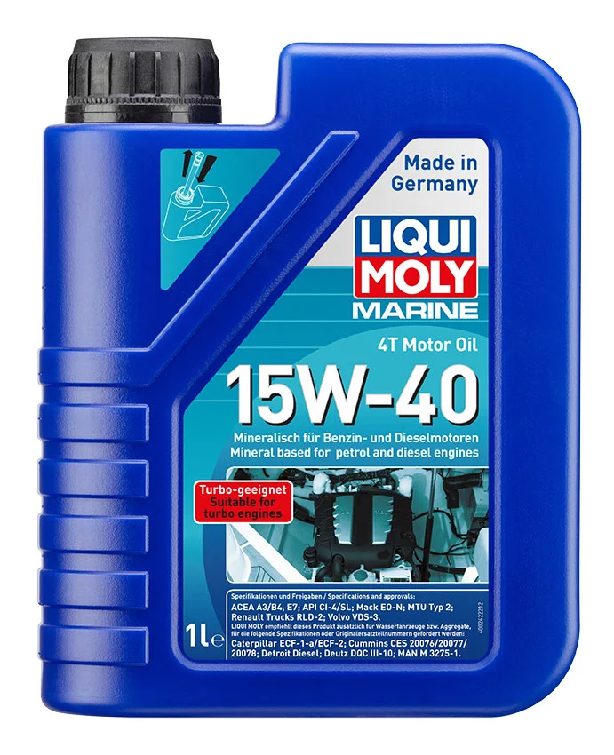Motorový olej Marine 4T Motor Oil 15W-40 1L LIQUI MOLY 25015
