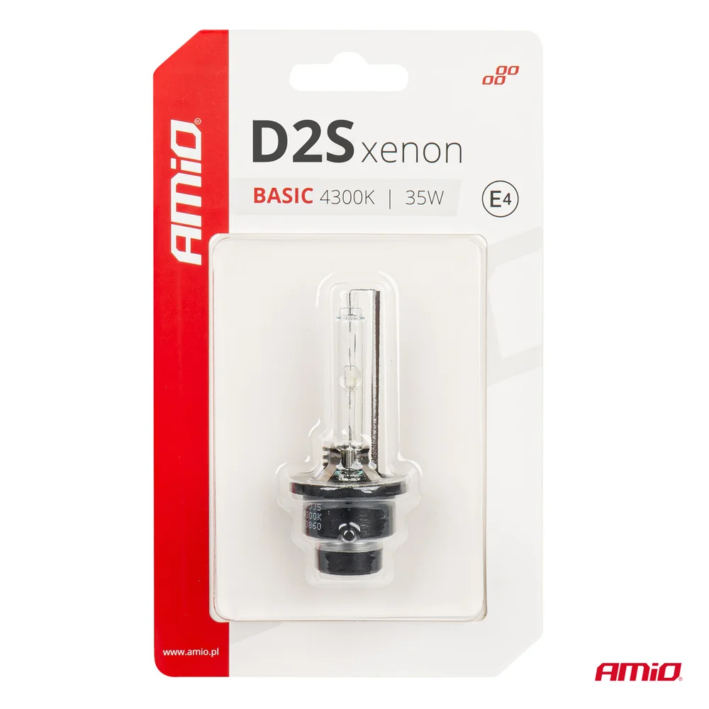 Výbojka D2S 35W 4300K xenonová BASIC blister AMIO-03860 - Obrázek 5