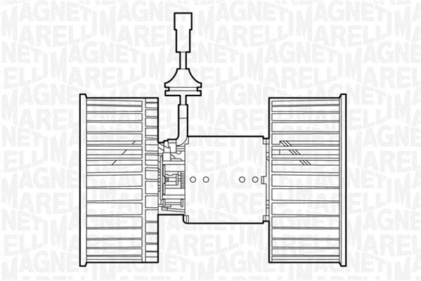 vnitřní ventilátor MAGNETI MARELLI 069412534010